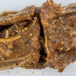 Beef Short Ribs with Black Pepper 黑椒牛仔骨 (500g) $17